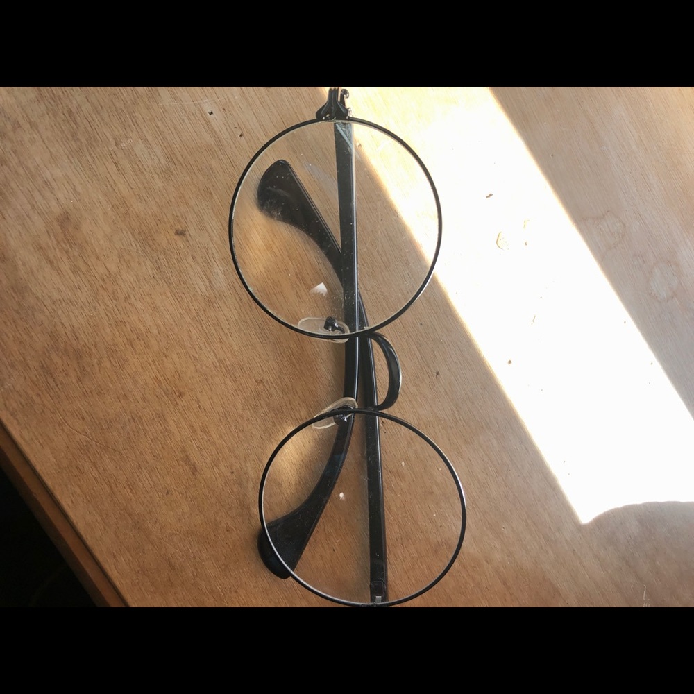 Clear Black Round Glasses